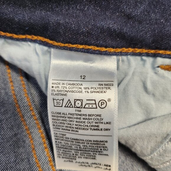 2-Old Navy ROCKSTAR Jeans Super Skinny Size 12 - Picture 4 of 12